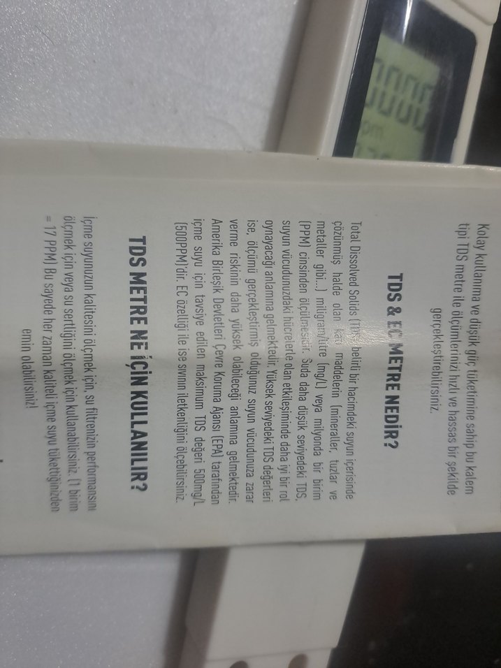 TDS metre su ölçüm cihazı - Görsel 3