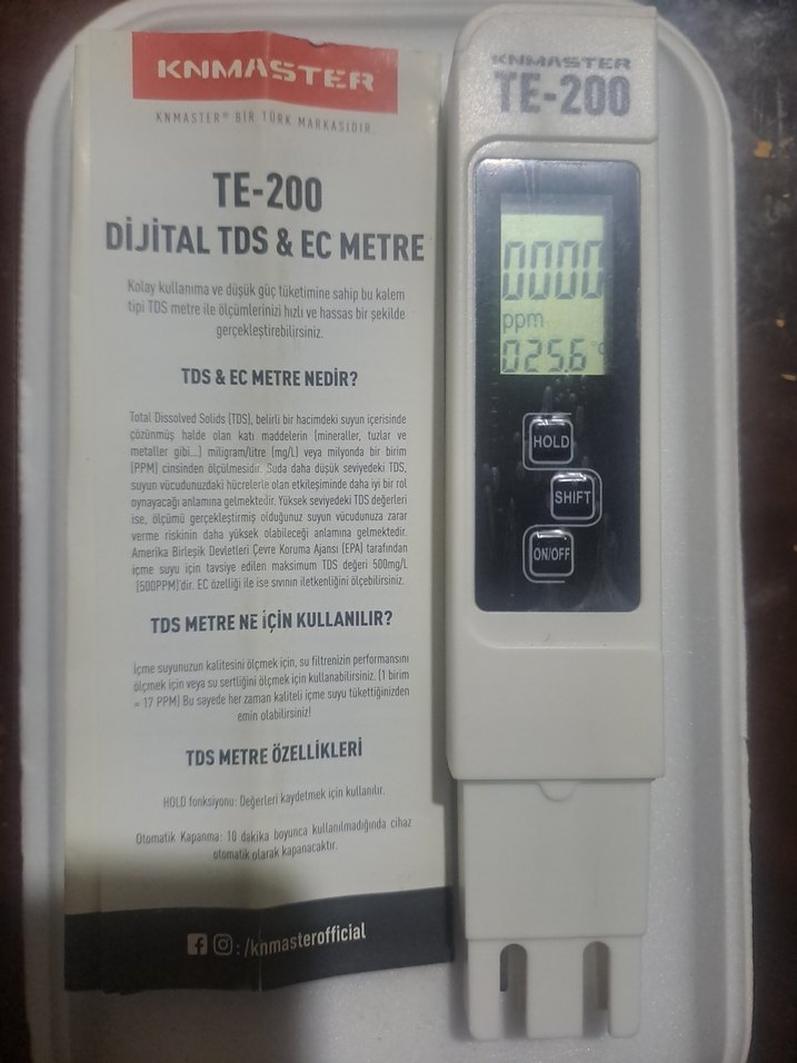 TDS metre su ölçüm cihazı - Görsel 2
