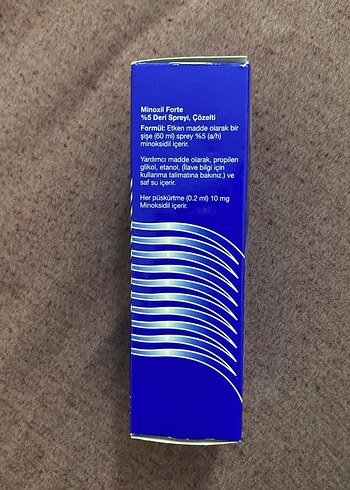 Minoxil Forte %5 Deri Spreyi 60 ml - Görsel 3