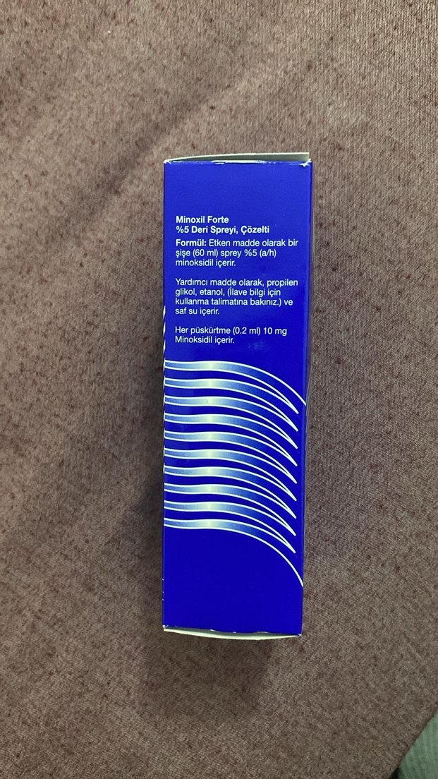 Minoxil Forte %5 Deri Spreyi 60 ml - Görsel 3