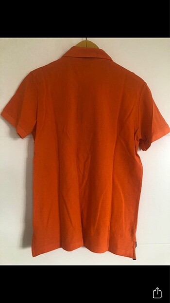 l Beden turuncu Renk Polo yaka erkek tshirt