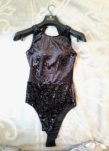 Penti siyah simli bodysuit