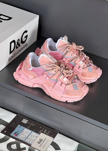 Dolce&Gabbana Pembe Platform Topuklu Kadın Sneaker Etiketli Ürün - Görsel 2