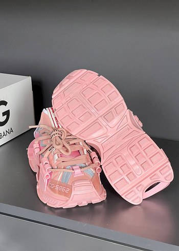 Dolce&Gabbana Pembe Platform Topuklu Kadın Sneaker Etiketli Ürün - Görsel 4