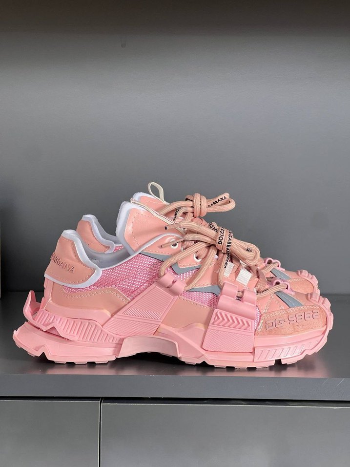 Dolce&Gabbana Pembe Platform Topuklu Kadın Sneaker Etiketli Ürün - Görsel 3