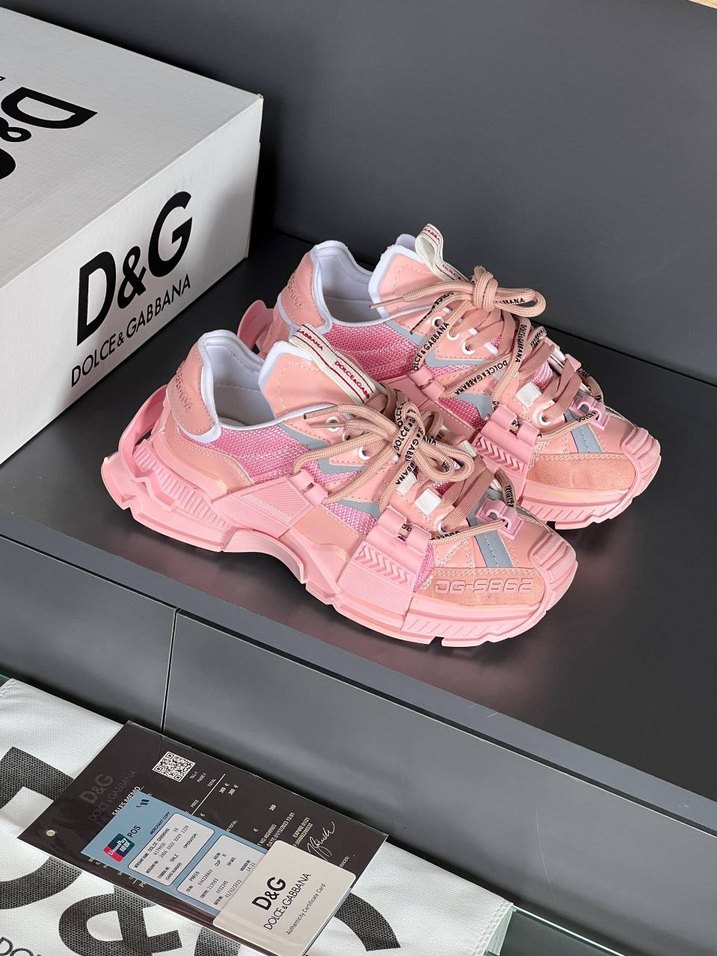 Dolce&Gabbana Pembe Platform Topuklu Kadın Sneaker Etiketli Ürün - Görsel 2