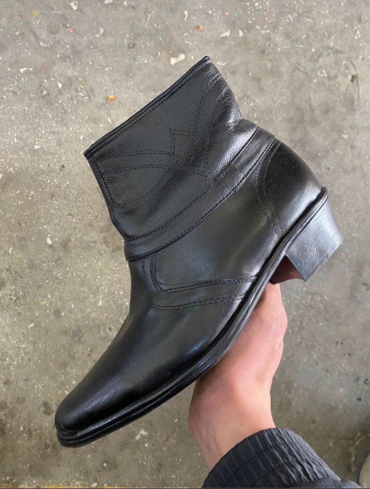 Özel Üretim Hakiki Deri Kovboy Botu - Görsel 2