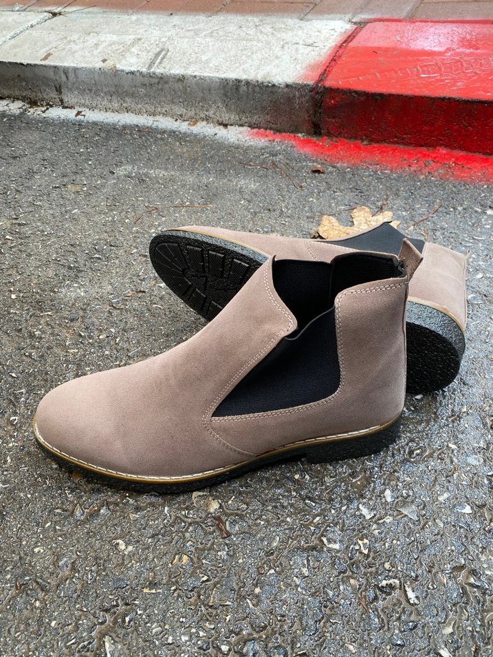 Kahverengi Süet Erkek Günlük Bot - Görsel 3