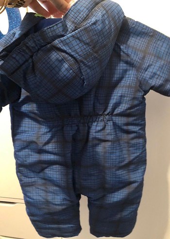 Koyu Mavi Fermuarlı Bebek Tulum - Görsel 3