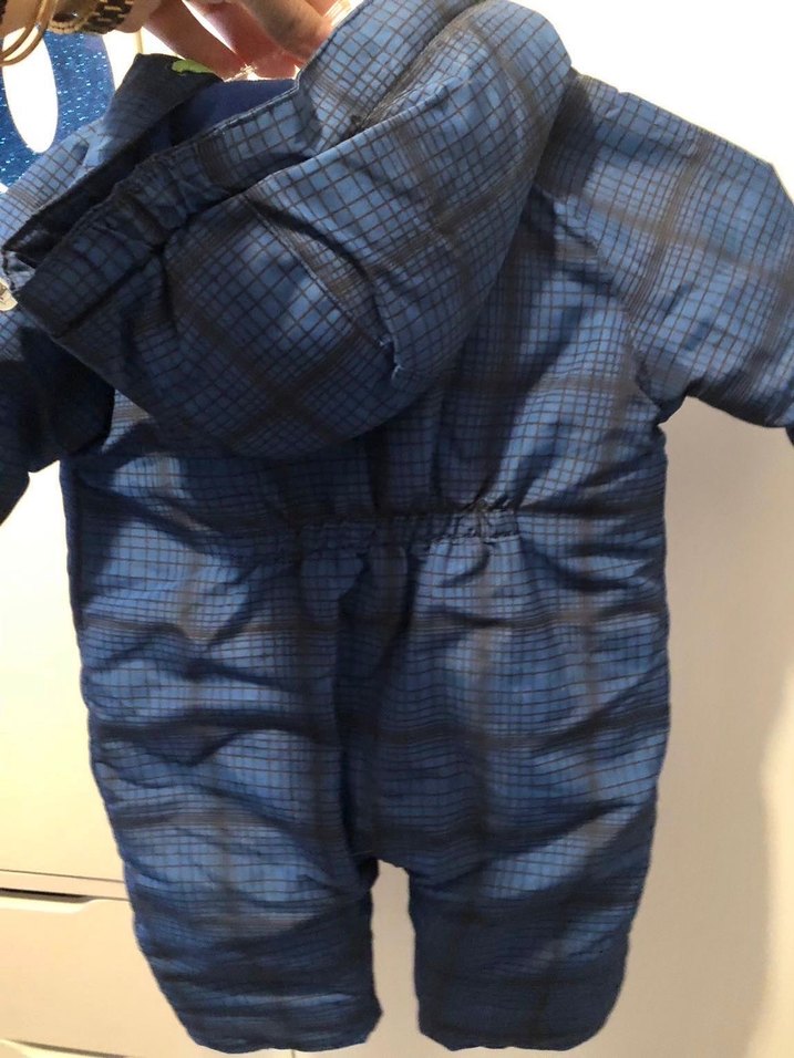 Koyu Mavi Fermuarlı Bebek Tulum - Görsel 3