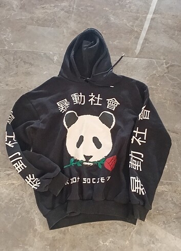 Sweatshirt kapsonlu 