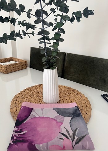 Çiçek desen pudra soft şal