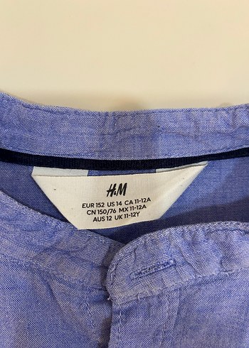 Düğmeli Erkek çoçuk  Keten Gömlek - Görsel 2