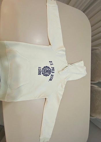 Beyaz Erkek Çocuk Kapüşonlu Sweatshirt - Görsel 2