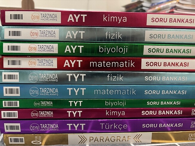 Beden 345 ÜÇDÖRTBEŞ SAYISAL TYT AYT PARAGRAF SORU BANKASI SETİ 2024 YK