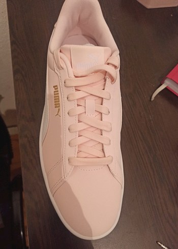 Pembe Yüksek Topuklu Puma Spor Ayakkabı - Görsel 3