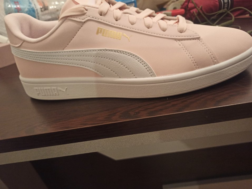 Pembe Yüksek Topuklu Puma Spor Ayakkabı - Görsel 2