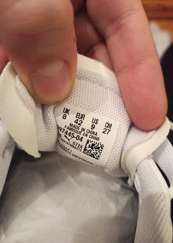 Beyaz Casual Spor Ayakkabı Velcro Detaylı - Görsel 2