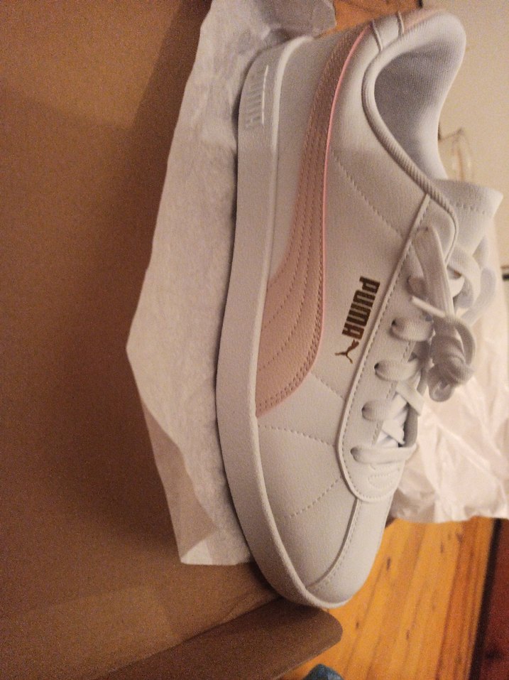 Beyaz Casual Spor Ayakkabı Velcro Detaylı - Görsel 3