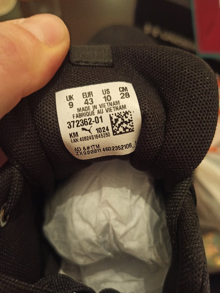 Puma Siyah Erkek Spor Ayakkabı Velcro - Görsel 2