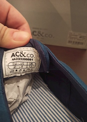 Mavi Parlak Casual Erkek Ayakkabı - Görsel 4