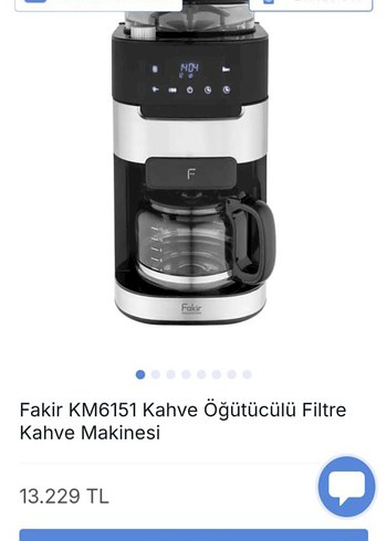 Fakir KM6151 Filtre Kahve Makinesi ve Kahve Öğütücü
