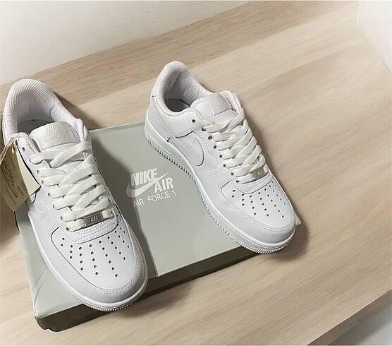 38,5 Beden beyaz Renk Nike Air Force 1?07 Unisex Ayakkabı