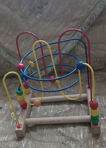 Renkli Ahşap Eğitici Oyuncak - Görsel 2