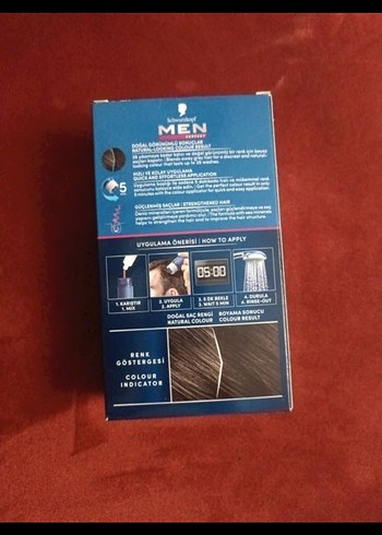 2 adet Schwarzkopf Erkekler İçin Gri Saç Boyası 80 Siyah Kahve - Görsel 2