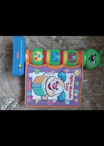 Yeşil Eğitim Oyuncağı Kitap ve Tırtıl - Görsel 2