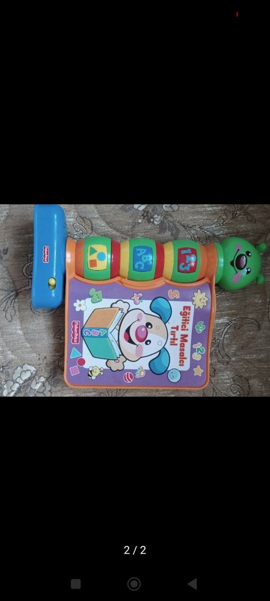 Yeşil Eğitim Oyuncağı Kitap ve Tırtıl - Görsel 2