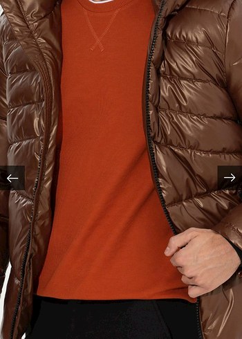 Kahverengi Kürklü Erkek Mont - Görsel 3