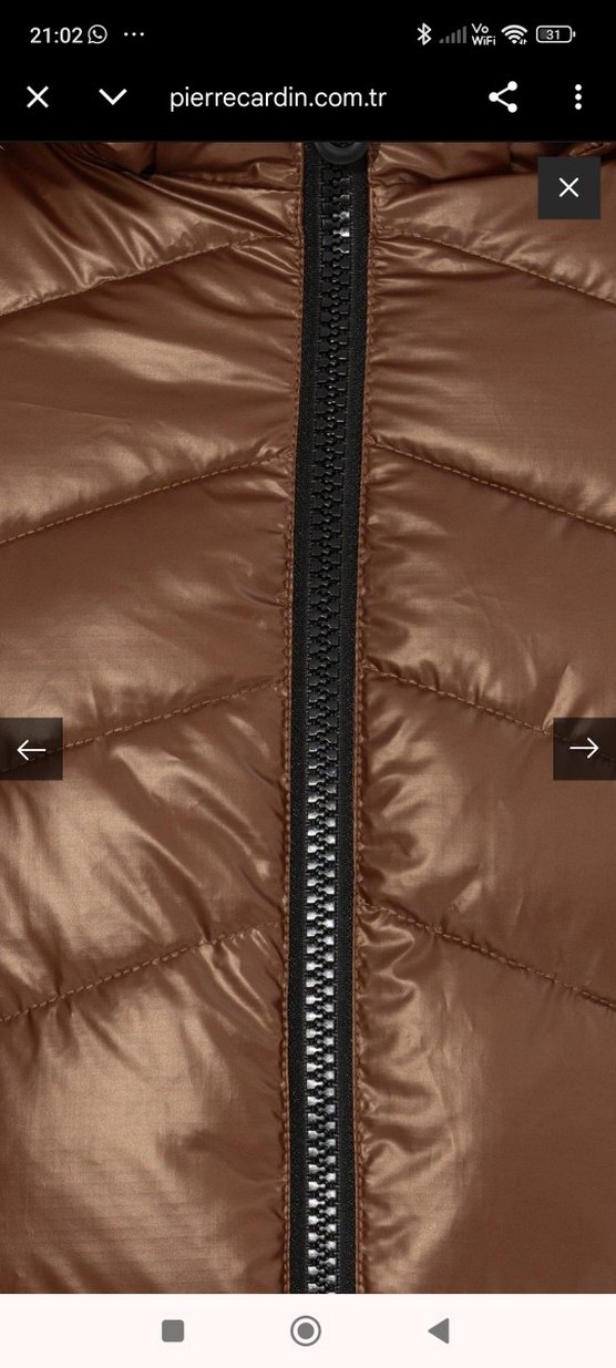 Kahverengi Kürklü Erkek Mont - Görsel 5