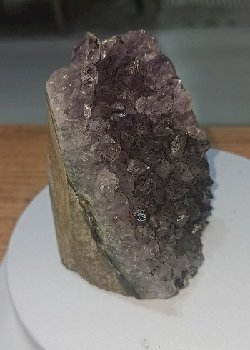 Koyu Mor Ametis Doğal Kristal Taş Parçası - Görsel 10