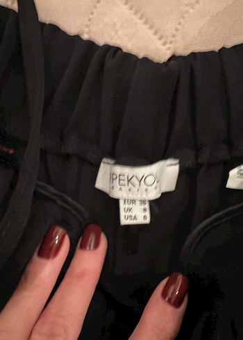 ipekyol Kadın Siyah Regular Fit Kumaş Pantolon