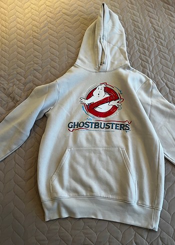 Uzun Kollu Kapüşonlu Ghostbusters Sweatshirt