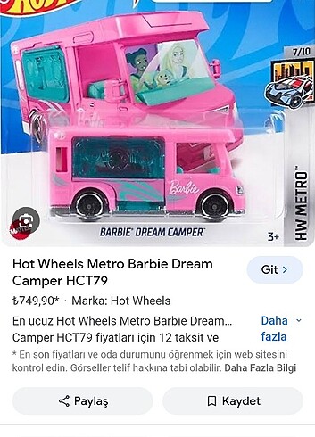 Barbie hotwheels