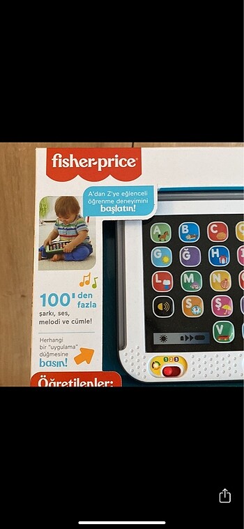 Beden Renk Fisher prize eğitici tablet