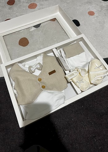 Leylek Beyaz Bebek Seti - Görsel 3