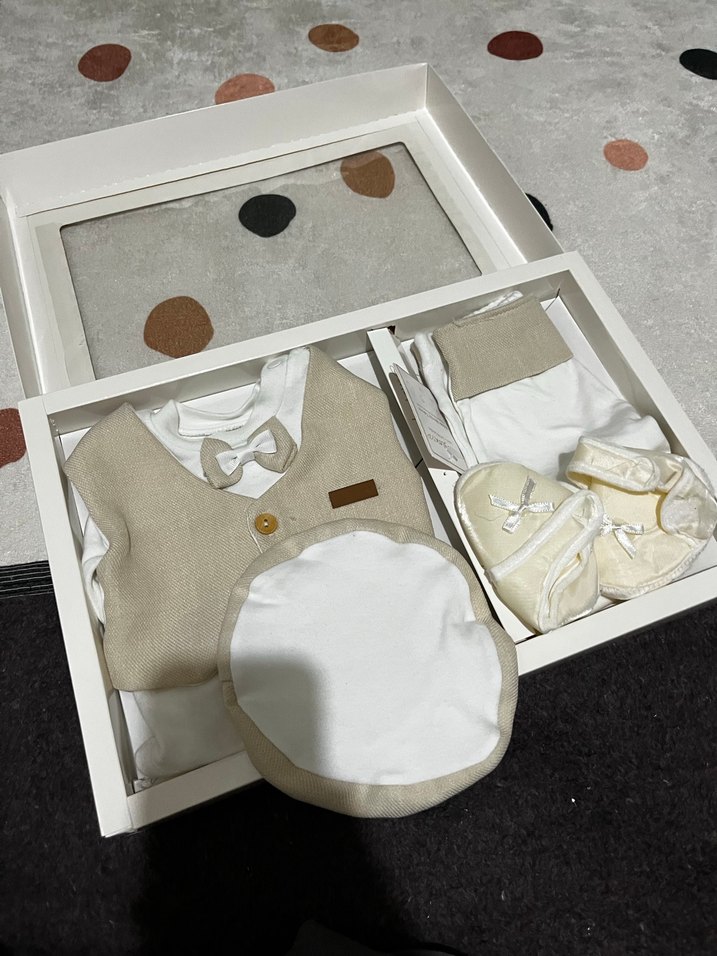 Leylek Beyaz Bebek Seti - Görsel 2