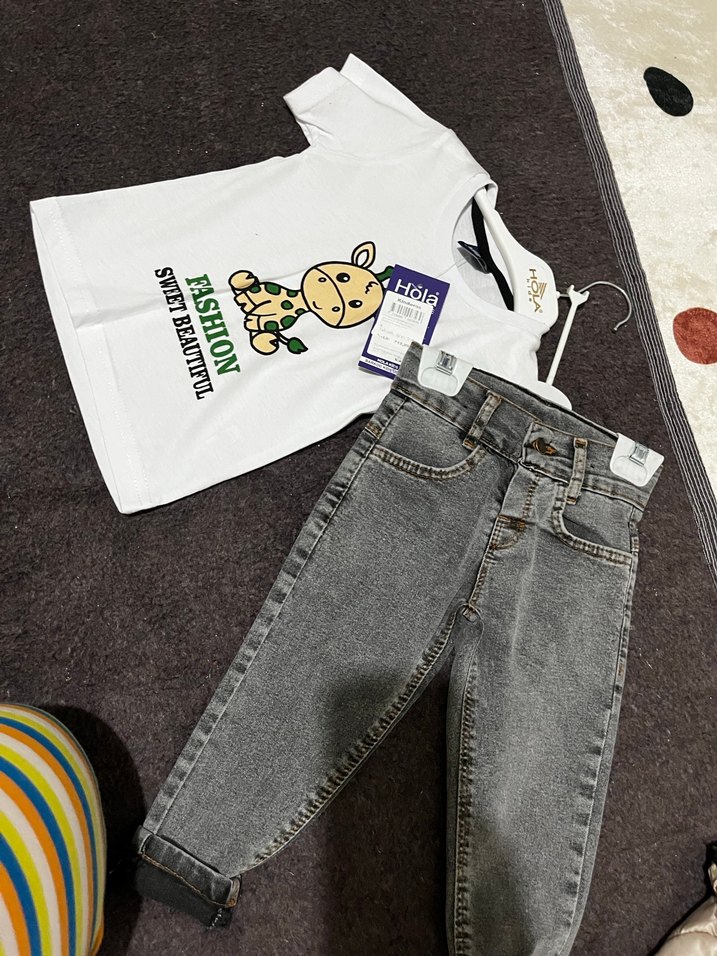 Pamuklu Baskılı Bebek Erkek Kıyafet Seti - Görsel 3