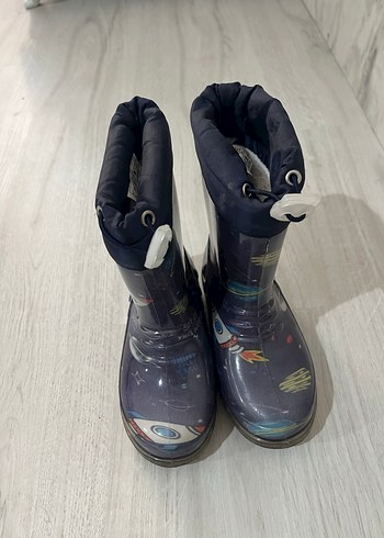 24 Beden Çocuk uzay tema Yağmur Çizmesi