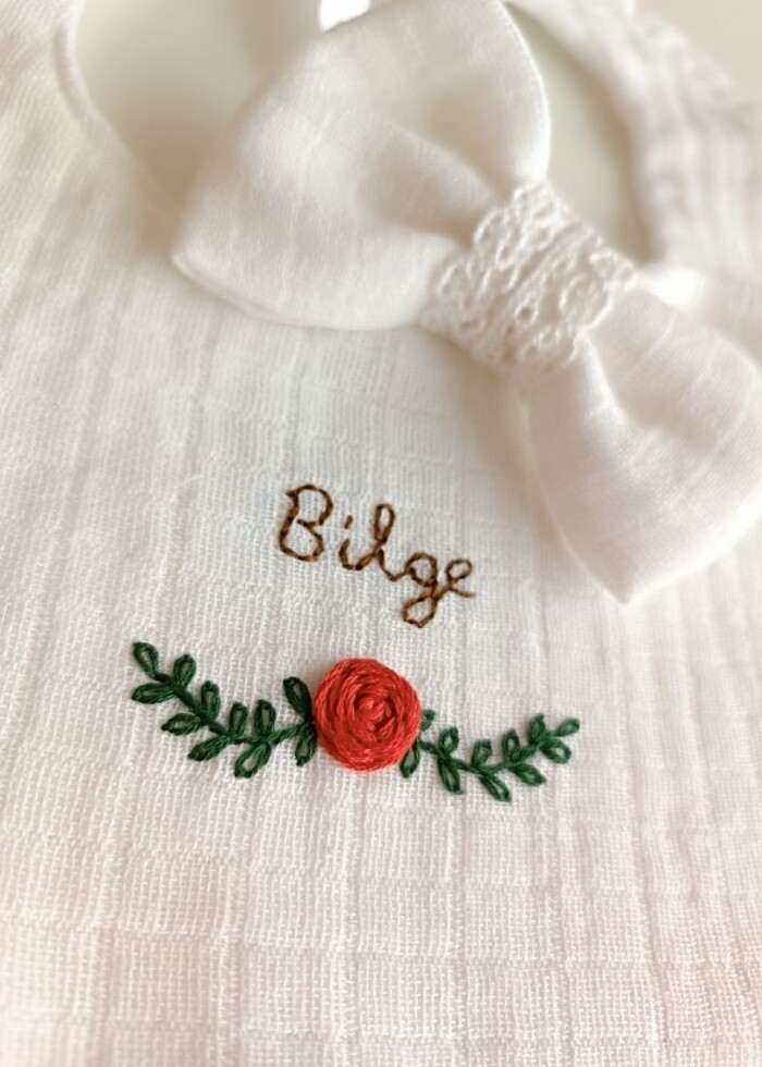 Müslin bebek önlüğü - Görsel 2