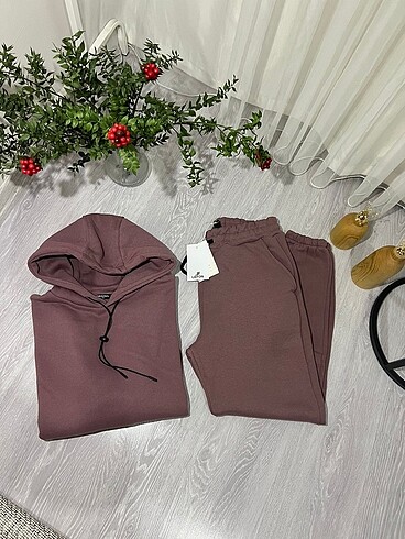 m Beden 3 iplik şardonlu eşofman takımları