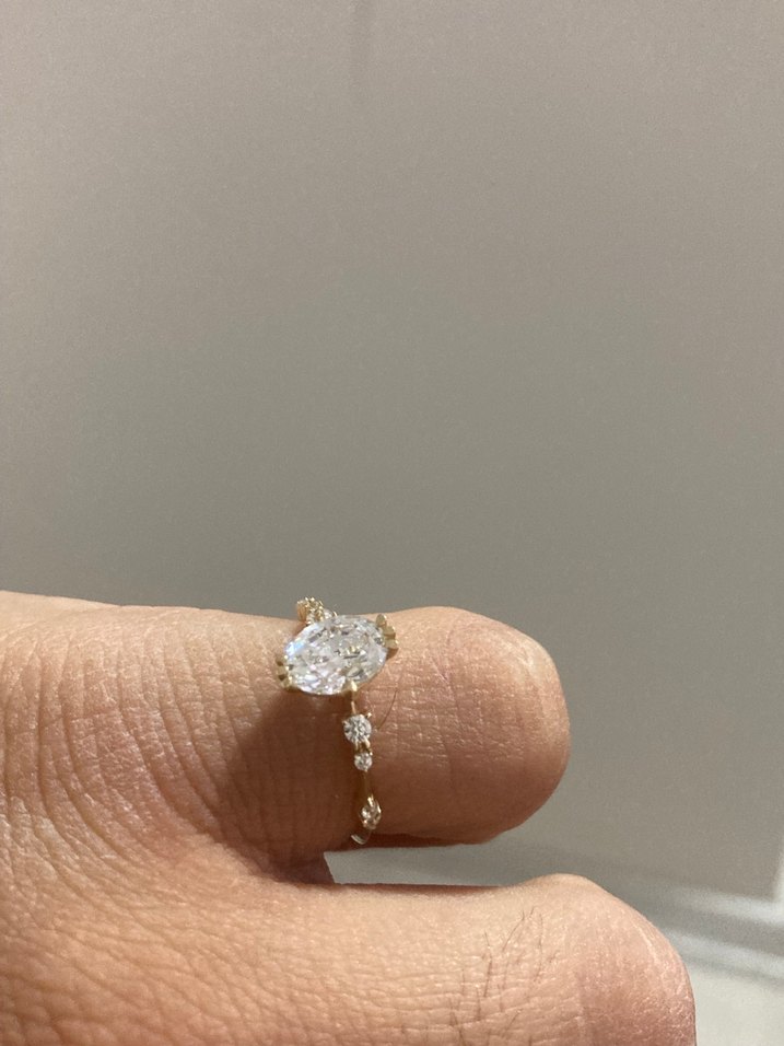 Işıltılı Altın Kadın Yüzük ARiS - Görsel 4