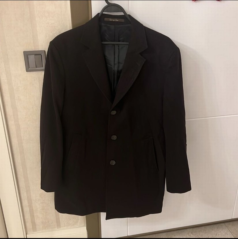 Kahverengi kaşe kaban - Görsel 2