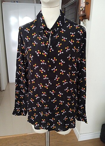 Saint Laurent İpek Gömlek M