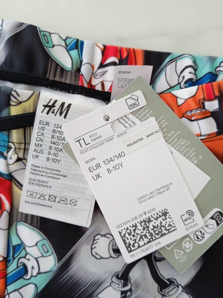 H&M 8-10 yaş Erkek Çocuk Mayo Şort - Görsel 2