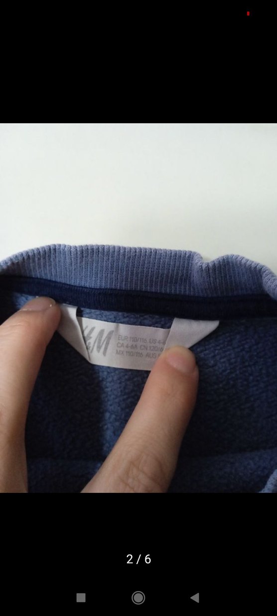 H&M 4-6 Erkek Çocuk Sweatshirt - Görsel 2