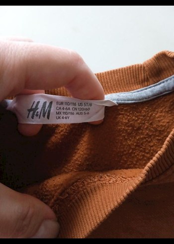 H&M 4-6 Erkek Çocuk Sweatshirt - Görsel 5